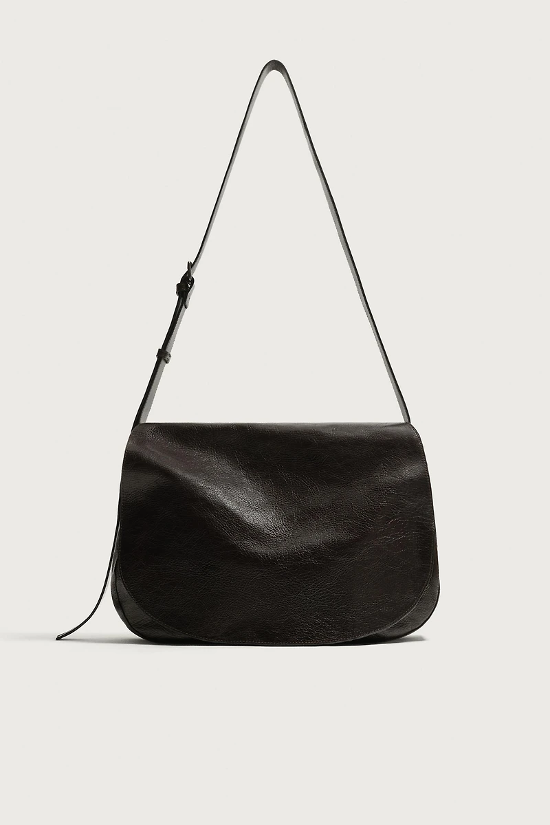 LEATHER SHOULDER BAG