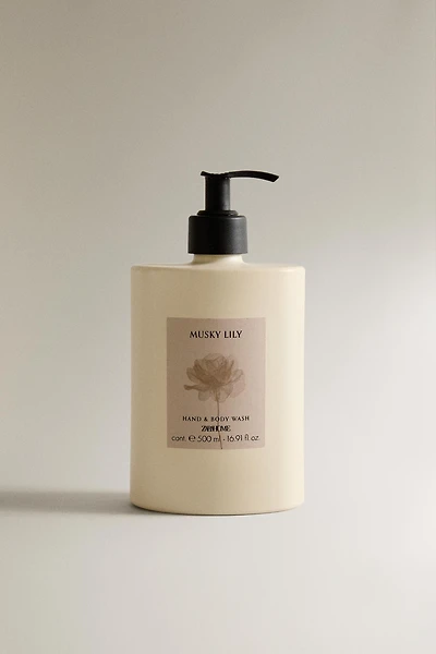 (500 ML) MUSKY LILY LIQUID HAND SOAP