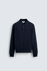 POLO EN MAILLE À COUPE DÉCONTRACTÉE