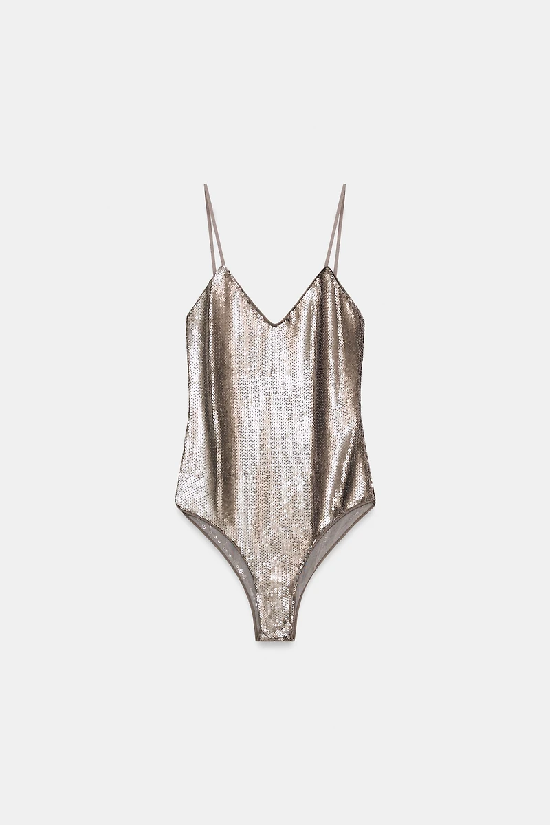 ZW COLLECTION SEQUIN BODYSUIT