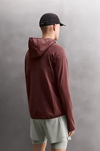 TECHNICAL COMBINED FLEECE hoodie