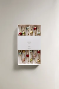 GUIRLANDE BOULES RÉTRO NOËL