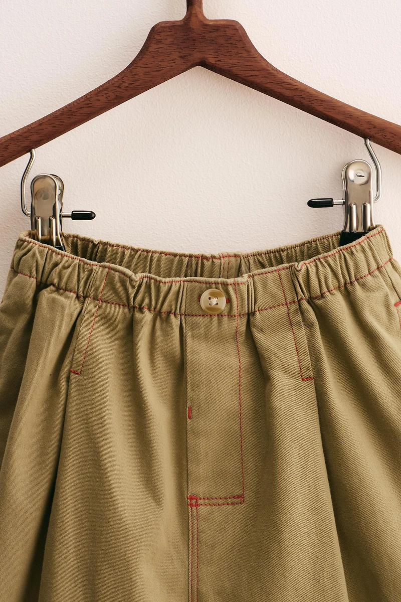 ZARA TIMELESS - PANTALON BAGGY DOUX AU TOUCHER CONTRASTE