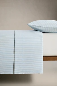 FADED STRIPED SATEEN DUVET COVER (300 THREAD COUNT)