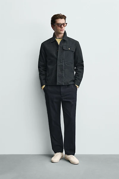 STRAIGHT FIT CARGO PANTS