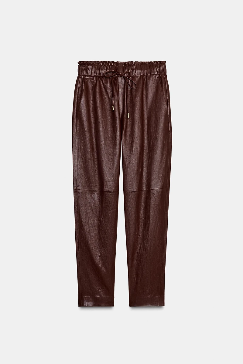 PANTALON EN MATIÈRE SYNTHÈTIQUE