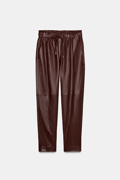 PANTALON EN MATIÈRE SYNTHÈTIQUE