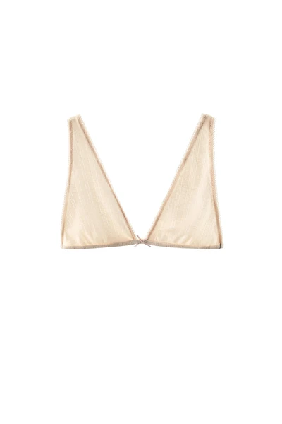 POINTELLE TRIANGLE BRA