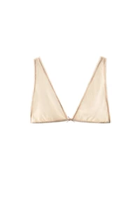 POINTELLE TRIANGLE BRA