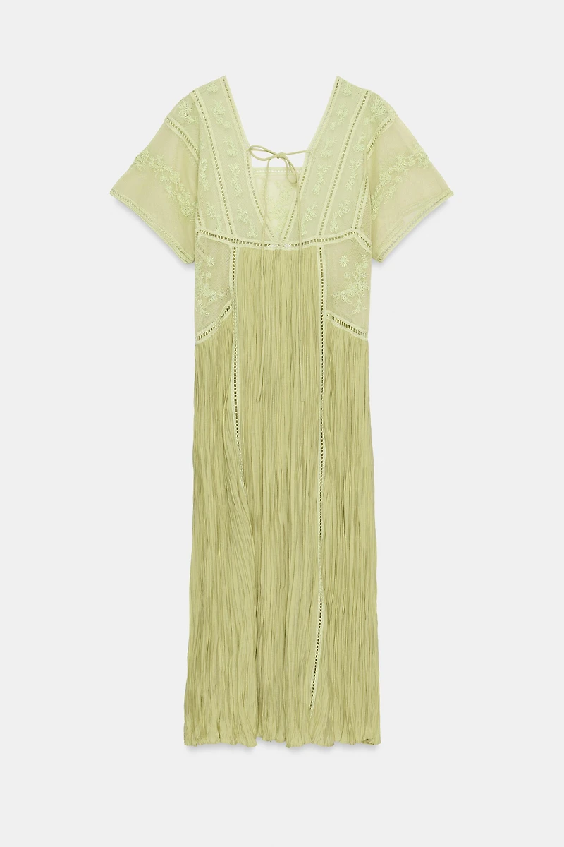 ROBE PLISSÉE BRODERIES ZW COLLECTION