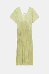 ROBE PLISSÉE BRODERIES ZW COLLECTION