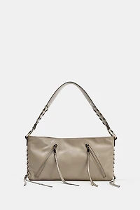 ZIPPER SHOULDER BAG