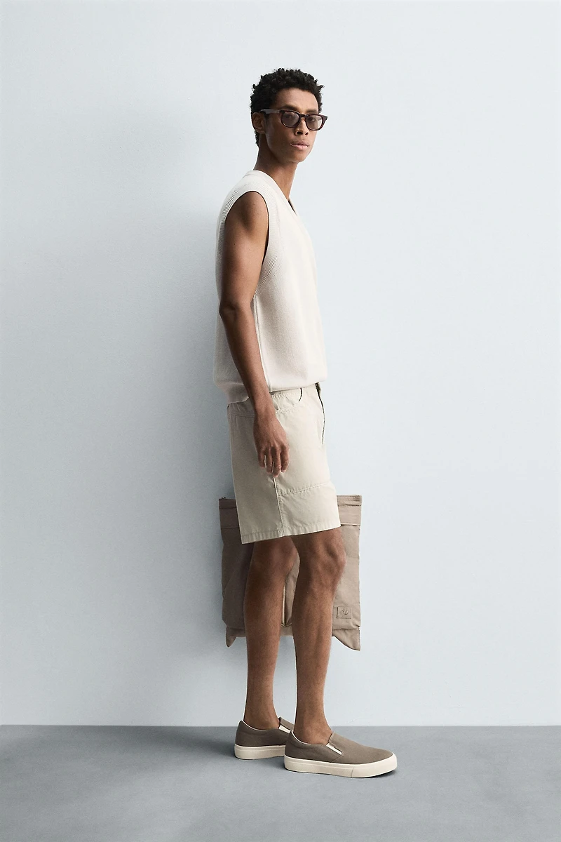 COTTON KNIT VEST