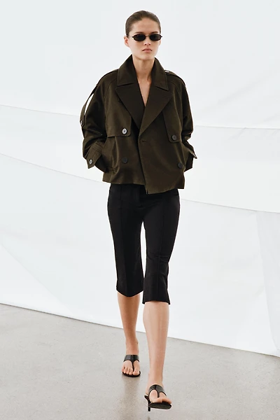 SHORT WATER REPELLENT TRENCH COAT ZW COLLECTION