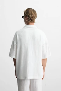 WRINKLED EFFECT SHIRT
