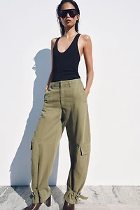 ZW COLLECTION BARREL CARGO PANTS