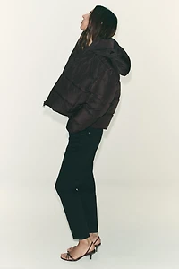 ANORAK REMBOURRÉ ET COURT IMPERMÉABLE COUPE VENT
