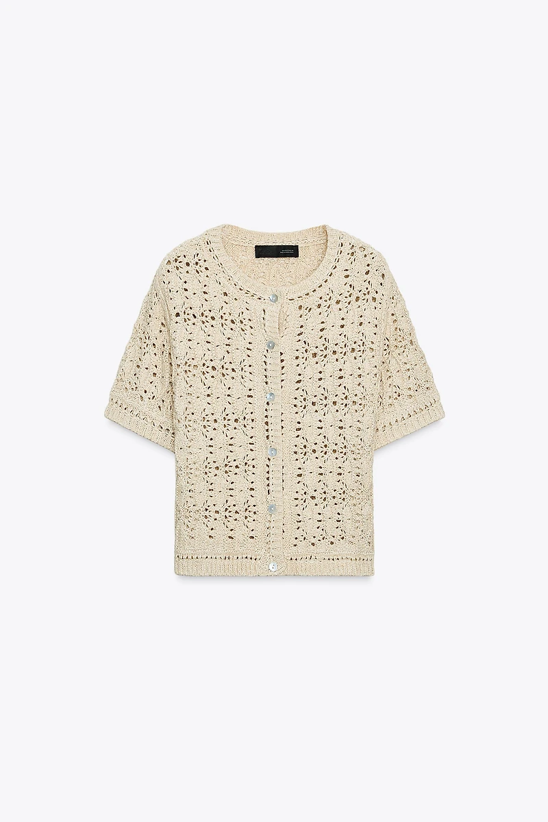 OPEN KNIT CARDIGAN