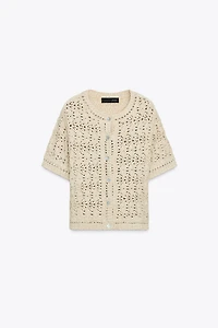 OPEN KNIT CARDIGAN