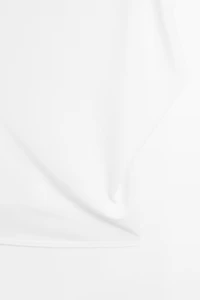 Flowing short sleeve crepe-effect T-shirt