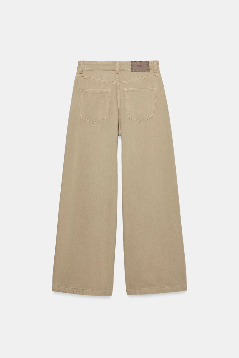 Z1975 HIGH WAIST WIDE LEG JEANS WITH DARTS