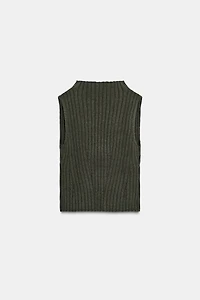30% WOOL RIB TOP