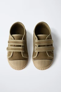 SPLIT LEATHER SNEAKERS