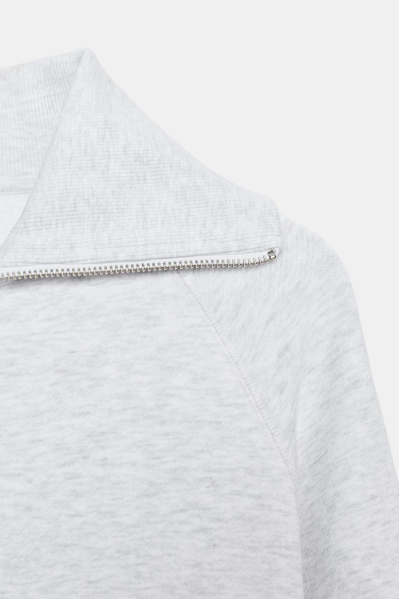 VESTE MOLLETON ZIPPÉE