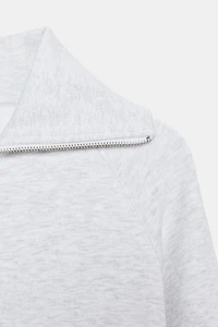 VESTE MOLLETON ZIPPÉE