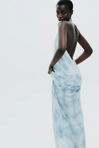 HALTER TIE DYE DRESS