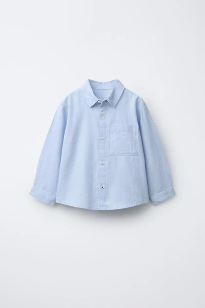 PLAIN POCKET SHIRT