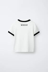T-SHIRT CÔTELÉ WEDNESDAY ©