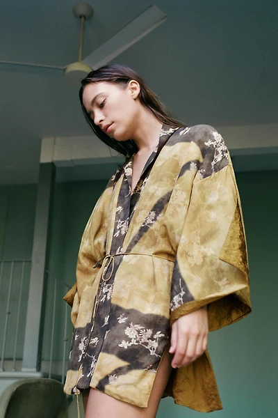PRINTED REVERSIBLE KIMONO