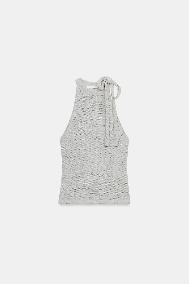 RUSTIC HALTER TOP