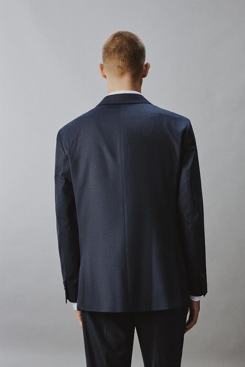 HOUNDSTOOTH SUIT JACKET