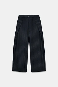 ZW COLLECTION WOOL PINSTRIPE PANTS