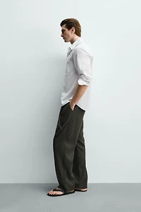 REGULAR FIT WRINKLE EFFECT SHIRT
