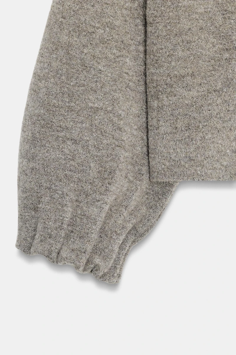 KNIT BOMBER JACKET