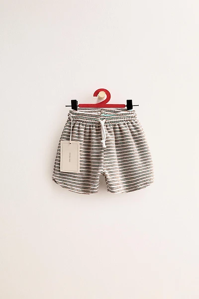 ZARA TIMELESS - SHORT EFFET ÉPONGE À RAYURES