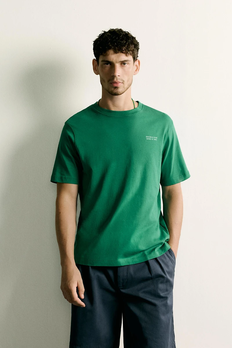 REGULAR FIT MIXED PRINT T-SHIRT