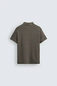 POLO REGULAR FIT STRUCTURÉ