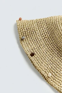 BEADED CROCHET HAT