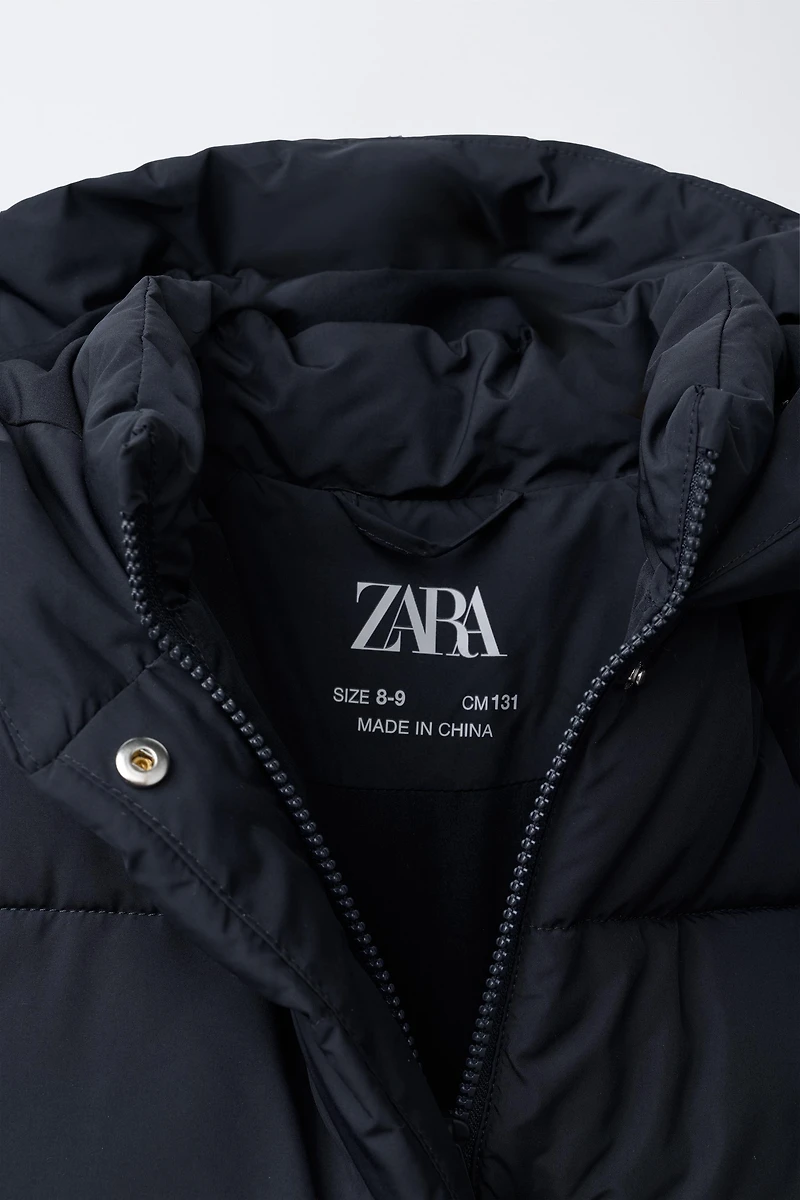 HOODED PUFFER JACKET