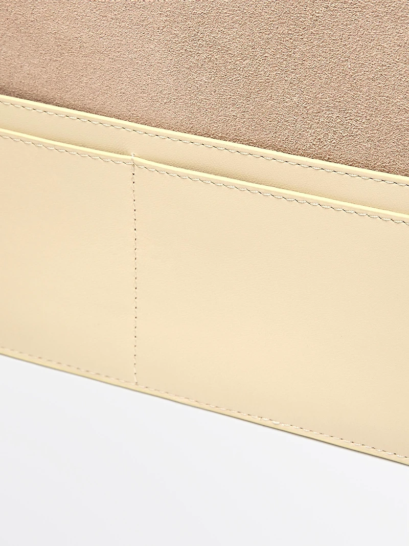 Nappa leather laptop case