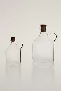 BOROSILICATE GLASS OIL AND VINEGAR CRUET