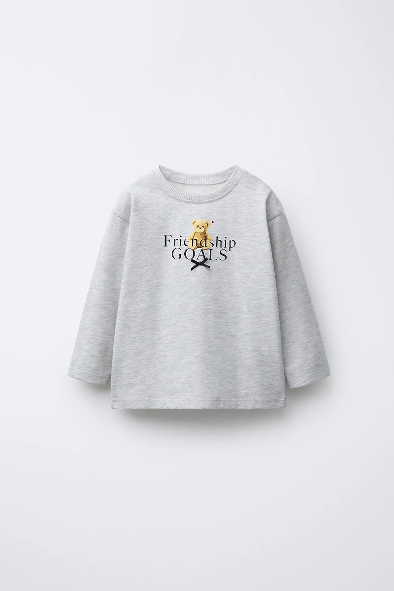 T-SHIRT ANIMAUX NŒUD