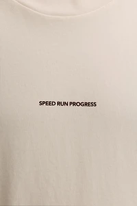 T-SHIRT IMPRIMÉ RUNNING