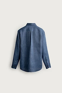100% LINEN REGULAR FIT SHIRT