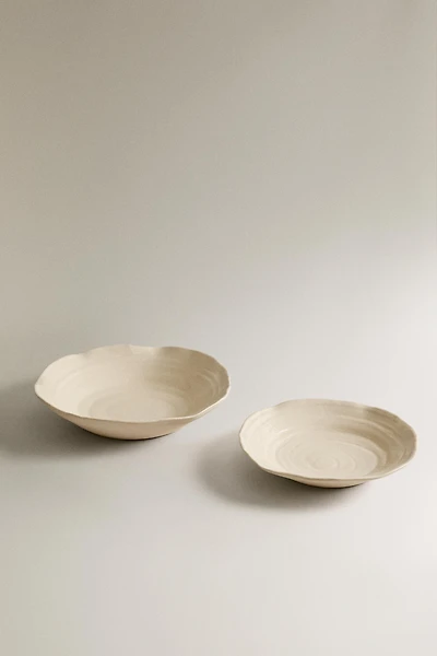 ENAMELED CERAMIC TRAY