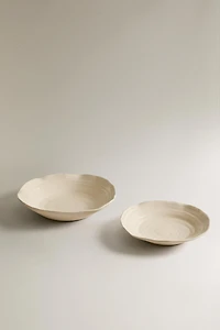 ENAMELED CERAMIC TRAY